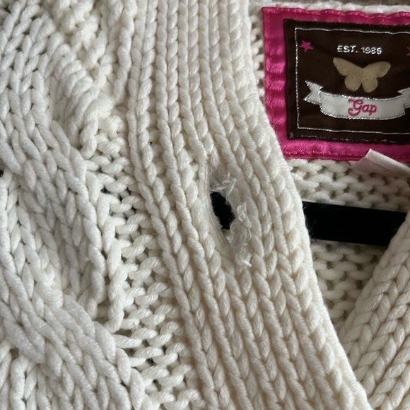 GAP Y2K ‘06 - Knit Cabel knit Cardigan Sweater - Picture 5 of 14